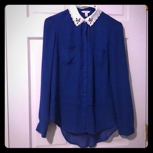 Collared long sleeve light weight dress shirt